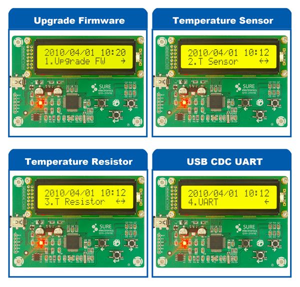 Temperature Resistor USB supporting HID protocol for firmware upgrade 