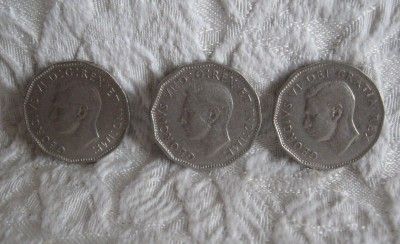 NiceMixed Lot (11) 1940s Canadian 5 Cents Nickels  
