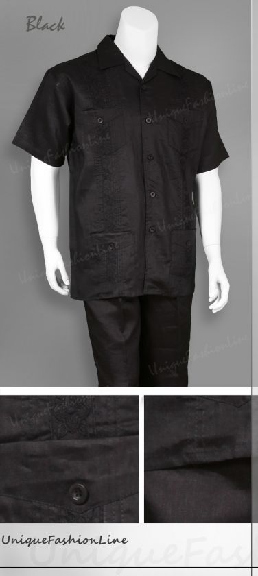   Moda Summer / Spring Mens Casual Linen Walking Suit Set 2812  