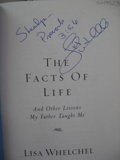 The Facts of Life Lisa Whelchel SIGNED 1st ED/1stPrint 9781576738580 