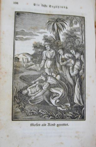 Hubners Bible Stories In German 1839 PA Engravings  