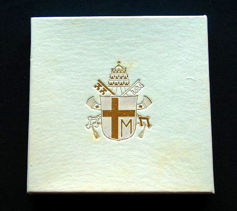 1984 Italy Vatican NASCITA di MARIA silver proof coin BU/UNC  