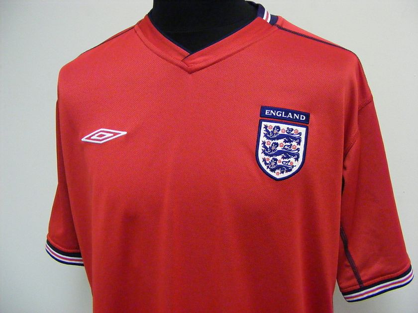 ENGLAND 2002 AWAY UMBRO FOOTBALL SOCCER SHIRT JERSEY TOP XL  