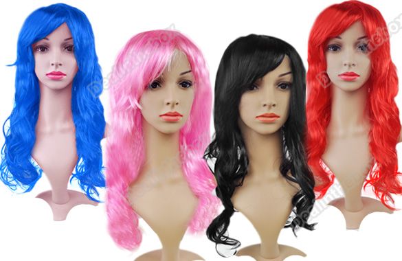   Long Wavy Curly Cosplay Party Fancy Dress Fake Hair Wig/ Wigs Fashion
