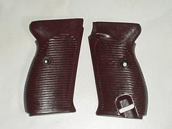 GERMAN ARMY WWII WW2 REPRO P 38 GRIP COVERS brown  