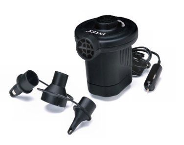   Quick Fill DC Electric Air Pump w/ Adapter Nozzles 078257666263  