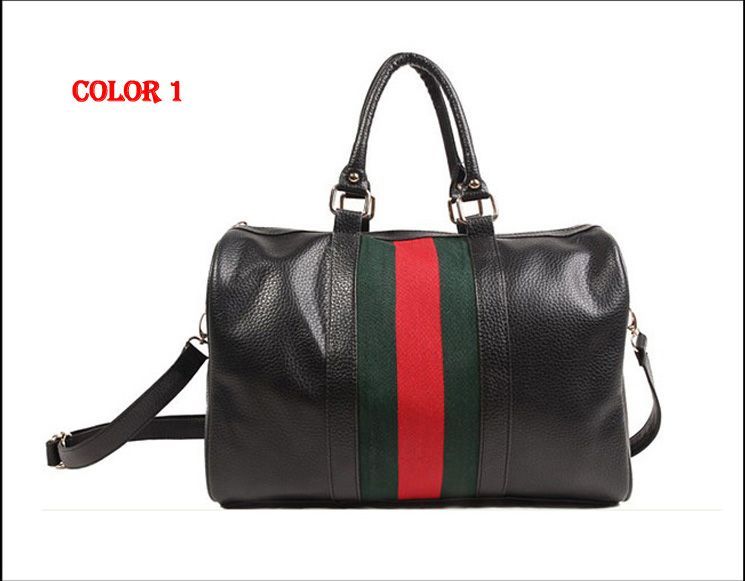 Fashion Korea PU Leather Shoulder Bag Messenger Bucket Handbag 2 