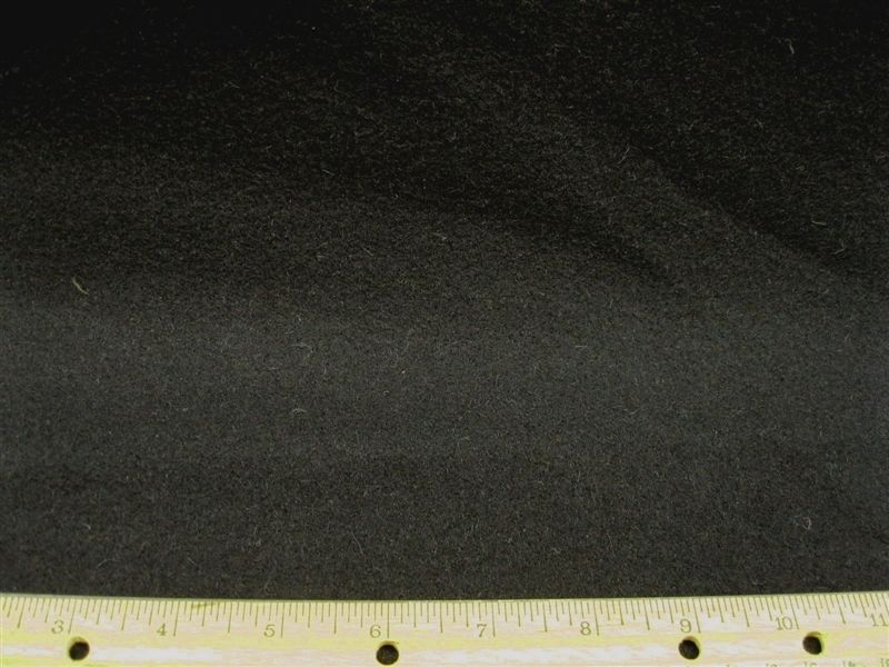 Fabric Irish Wool Jet Black 444DD  