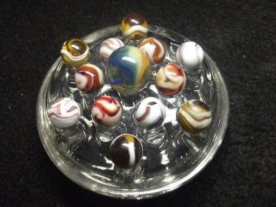 13 BEAUTIFUL OLD, VINTAGE & ANTIQUE MARBLES LOT#SG 120  