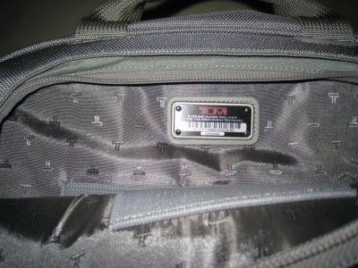 TUMI ROLLING/WHEELED GRAY COMPUTER LAPTOP LUGGAGE BAG #22050 TOTE 