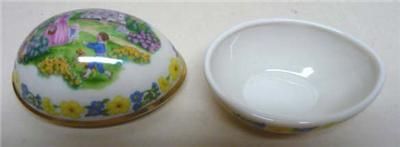   EASTER 1986 LIMITED EDITION BEAUTIFUL TRINKET BOX IN THE SHAPE OF EGG