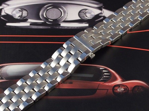   Stainless Steel Watch Strap with Butterfly Deployment Clasp  