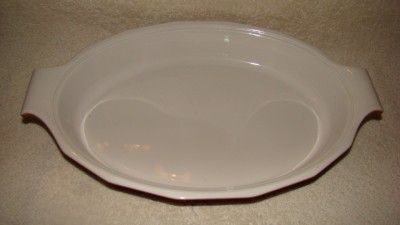   Henry France Oval Casserole Baking Dish Pan 2 QT Red ~ Williams Sonoma