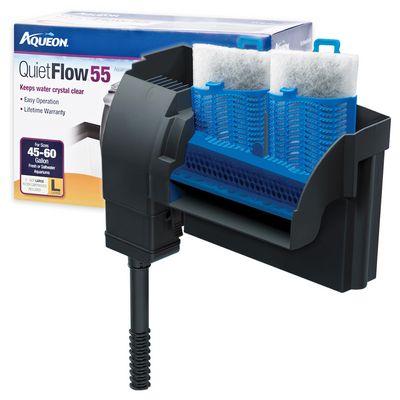 Aqueon Quiet Flow 55 Aquarium Power Filter  