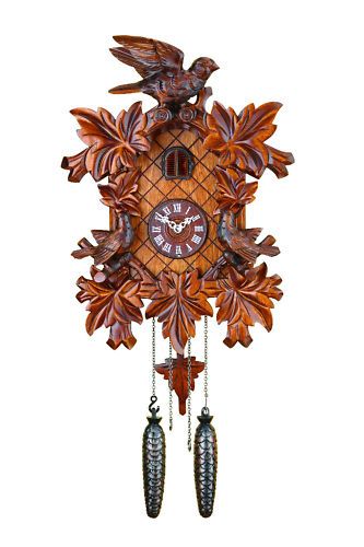 Cuckoo clock Black Forest style with light sensor NEW  