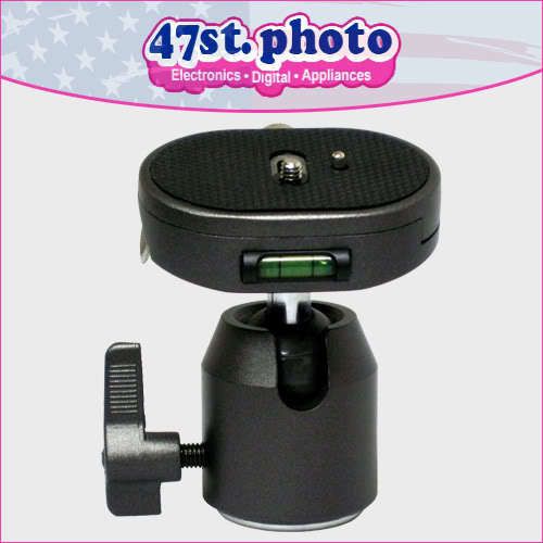 Opteka TH30 Tripod Ball Head w/Big Quick Release Plate  