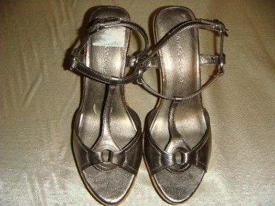 Franco Sarto Womens Wedge Sandal Used Good Sz 9  